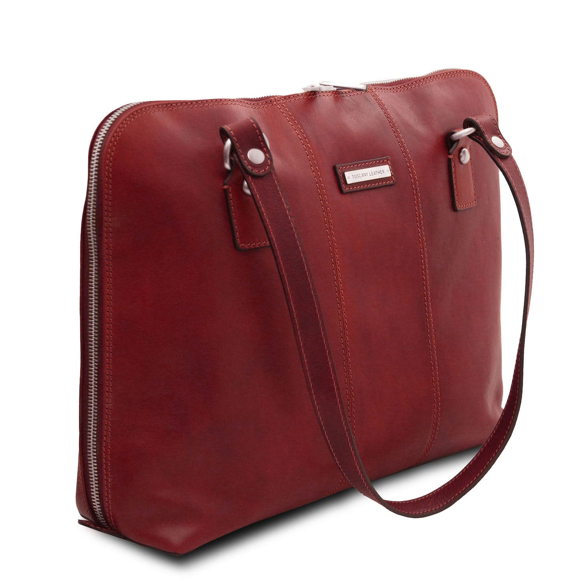 Leather briefcases Ravenna - Exclusive Women's Leather Business Bag in Mate Leather | TL142426 San Rocco Italia