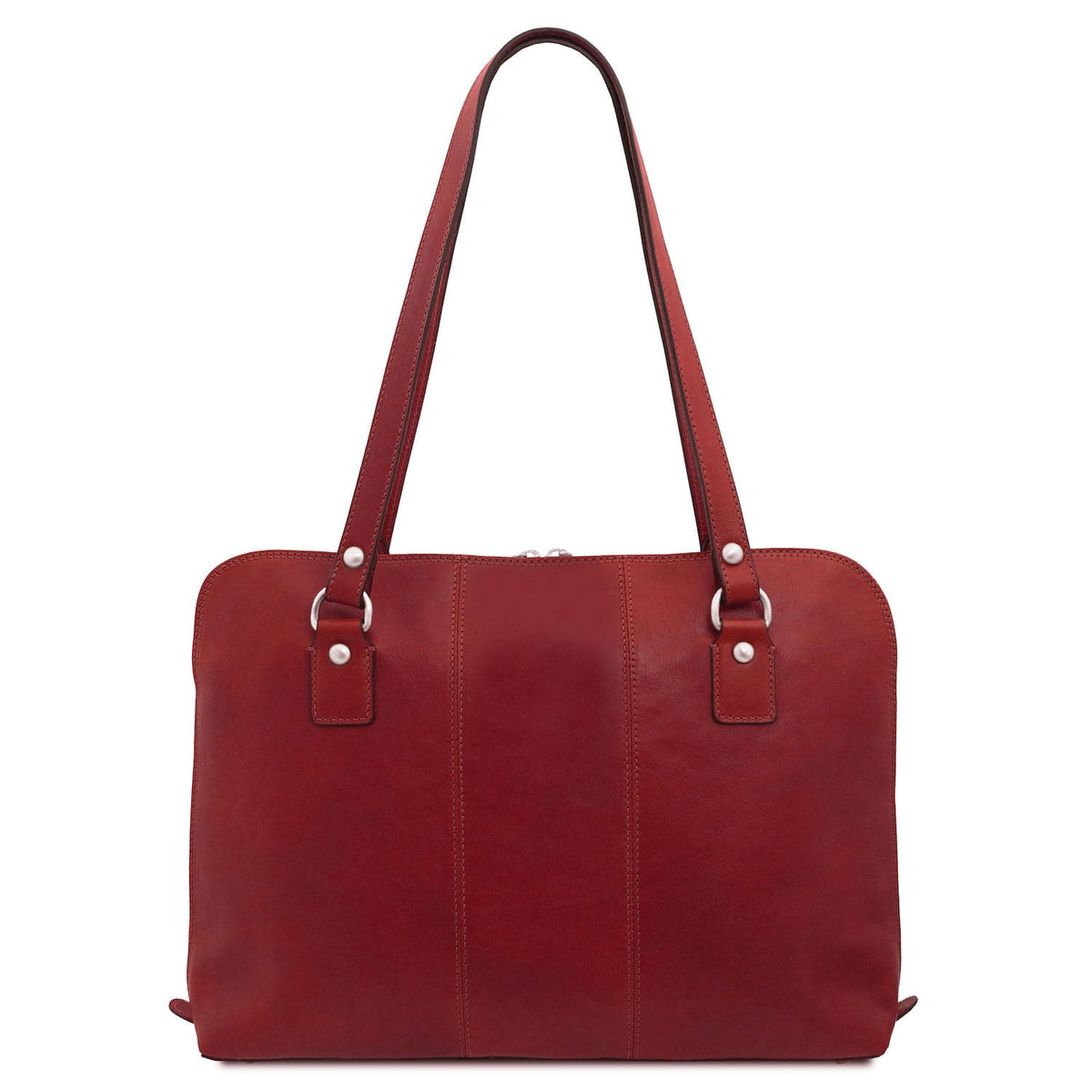 Leather briefcases Ravenna - Exclusive Women's Leather Business Bag in Mate Leather | TL142426 San Rocco Italia