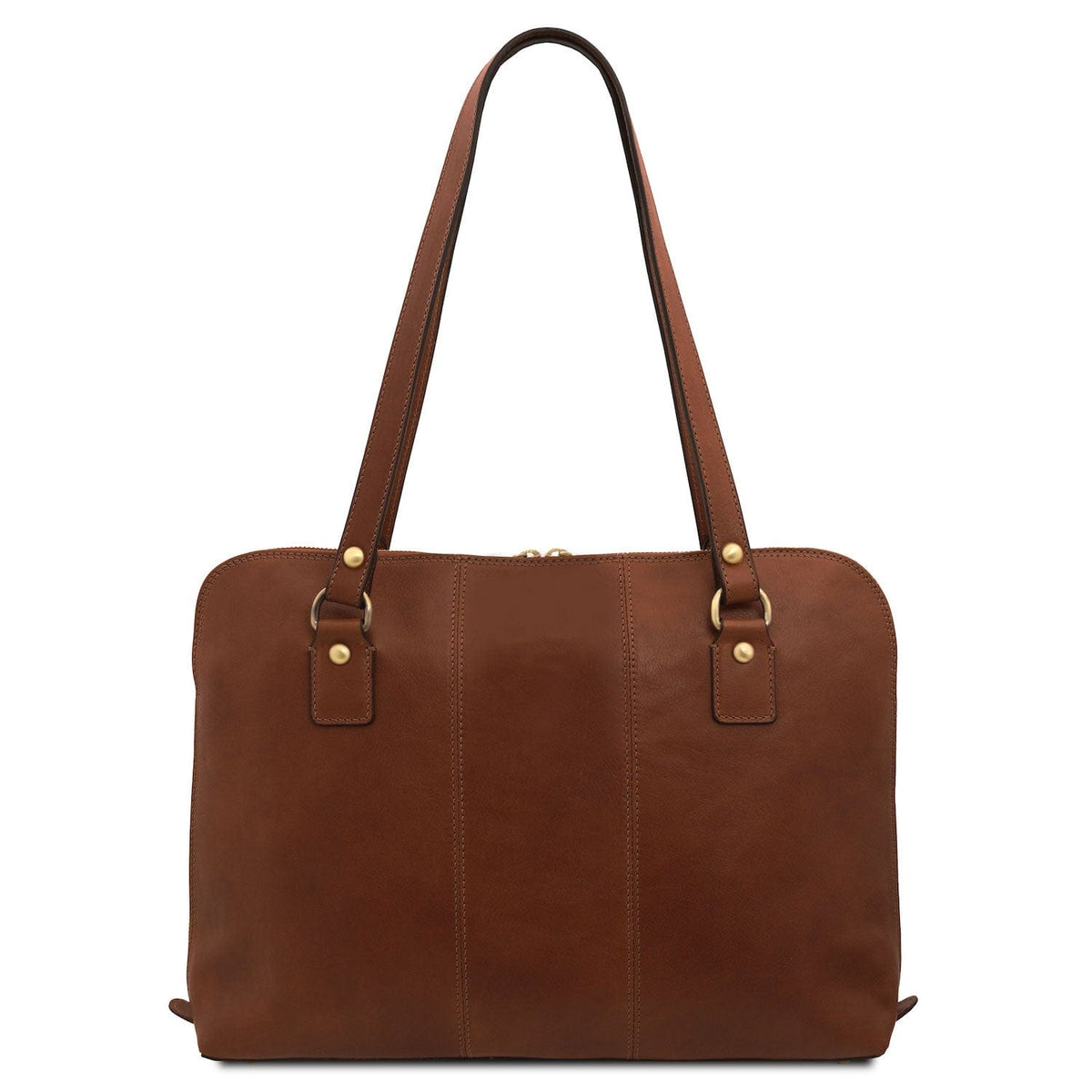Leather briefcases Ravenna - Exclusive Women's Leather Business Bag in Mate Leather | TL142426 San Rocco Italia