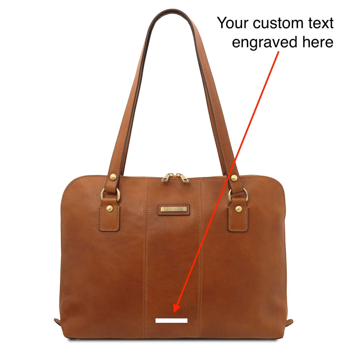 Leather briefcases Ravenna - Exclusive Women's Leather Business Bag in Mate Leather | TL142426 San Rocco Italia