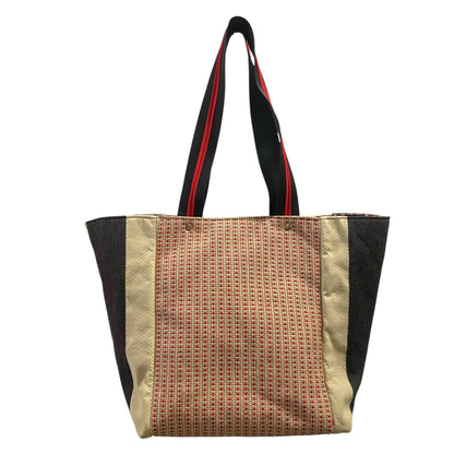 Red Tweed Tote