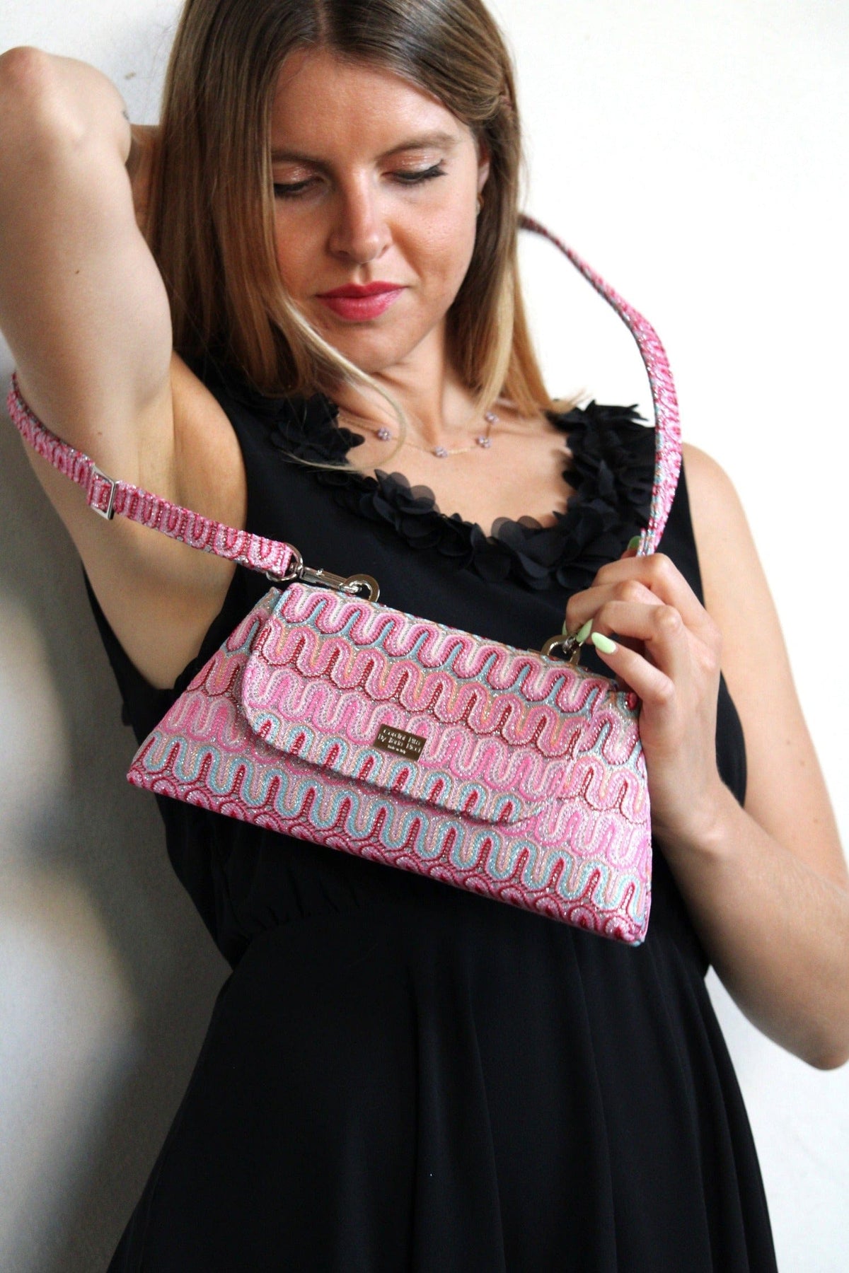 Clutches Baby Optical Glitter Bag San Rocco Italia