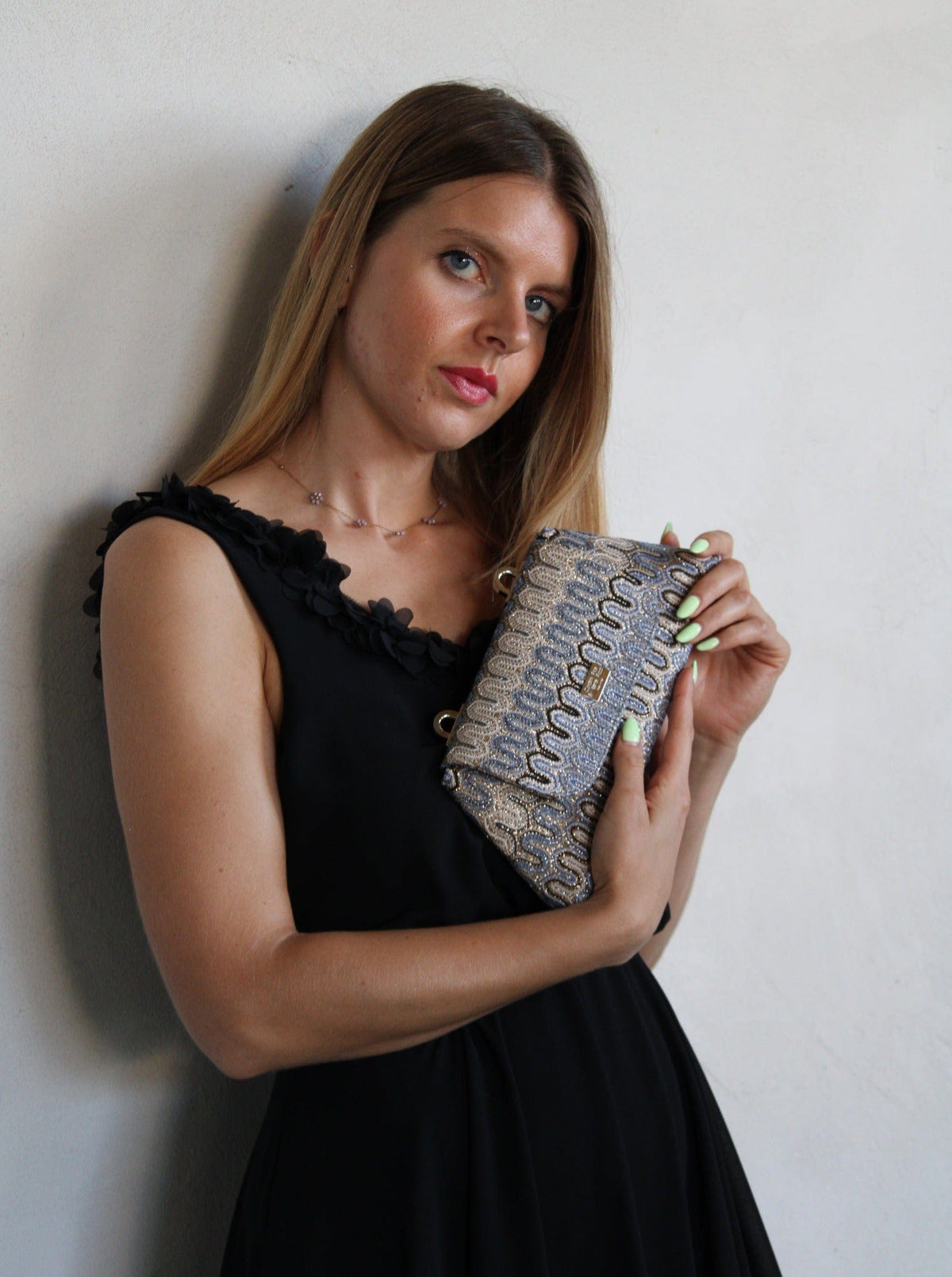 Clutches Baby Optical Glitter Bag San Rocco Italia