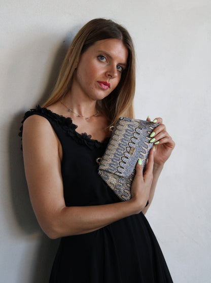 Clutches Baby Optical Glitter Bag San Rocco Italia
