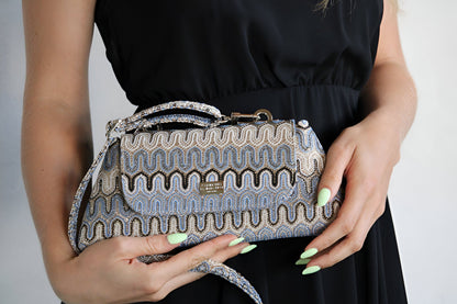 Clutches Baby Optical Glitter Bag San Rocco Italia