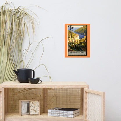 Decorazione Poster La Riviera Italienne - Portofino San Rocco Italia