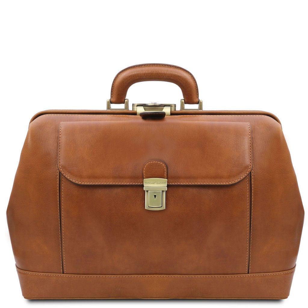 Sacs de médecin Naturel Leonardo - Sac de médecin exclusif en cuir | TL142342 San Rocco Italia