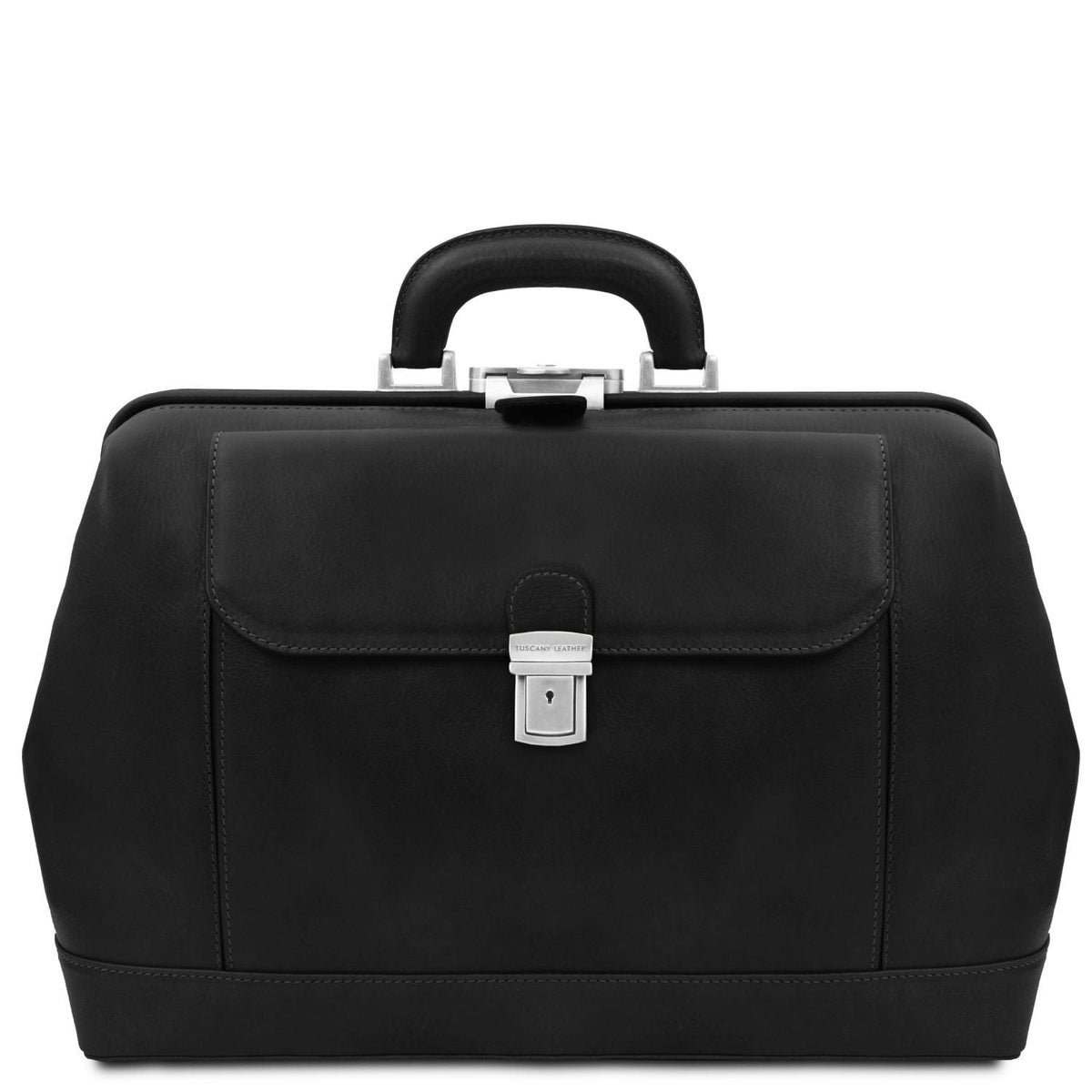 Sacs de médecin Noir Leonardo - Exclusive leather doctor bag | TL142342 San Rocco Italia