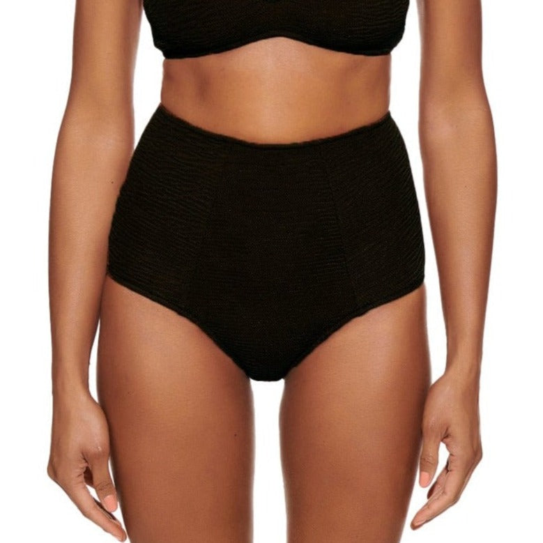 Bikini a vita alta bottoms Nero / XS Pamela High Waisted Bikini Bottoms San Rocco Italia