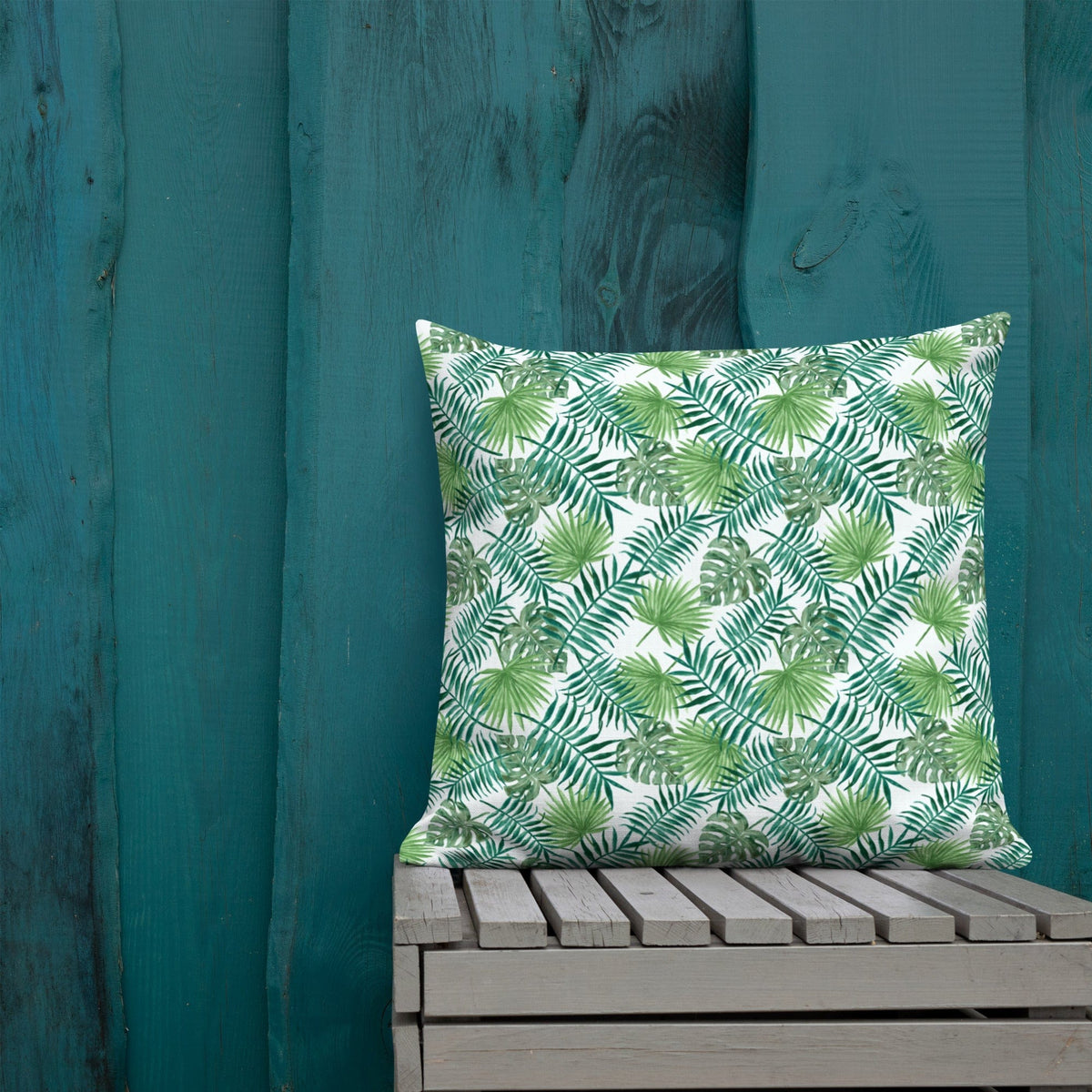 Wonen - Kussens en plaids Premium sierkussen Tropical Leaves San Rocco Italia