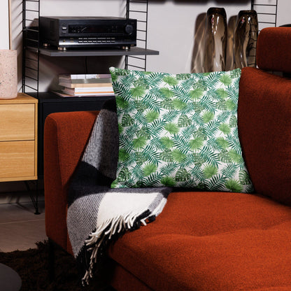 Wonen - Kussens en plaids Premium sierkussen Tropical Leaves San Rocco Italia