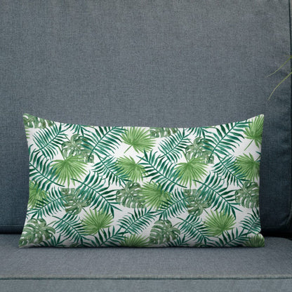 Wonen - Kussens en plaids Premium sierkussen Tropical Leaves San Rocco Italia