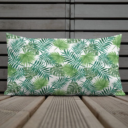 Wonen - Kussens en plaids Premium sierkussen Tropical Leaves San Rocco Italia