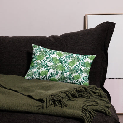 Wonen - Kussens en plaids Premium sierkussen Tropical Leaves San Rocco Italia