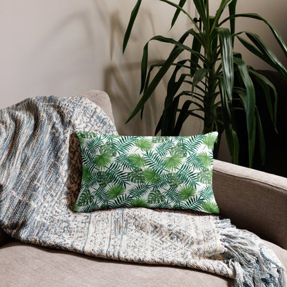 Wonen - Kussens en plaids Premium sierkussen Tropical Leaves San Rocco Italia