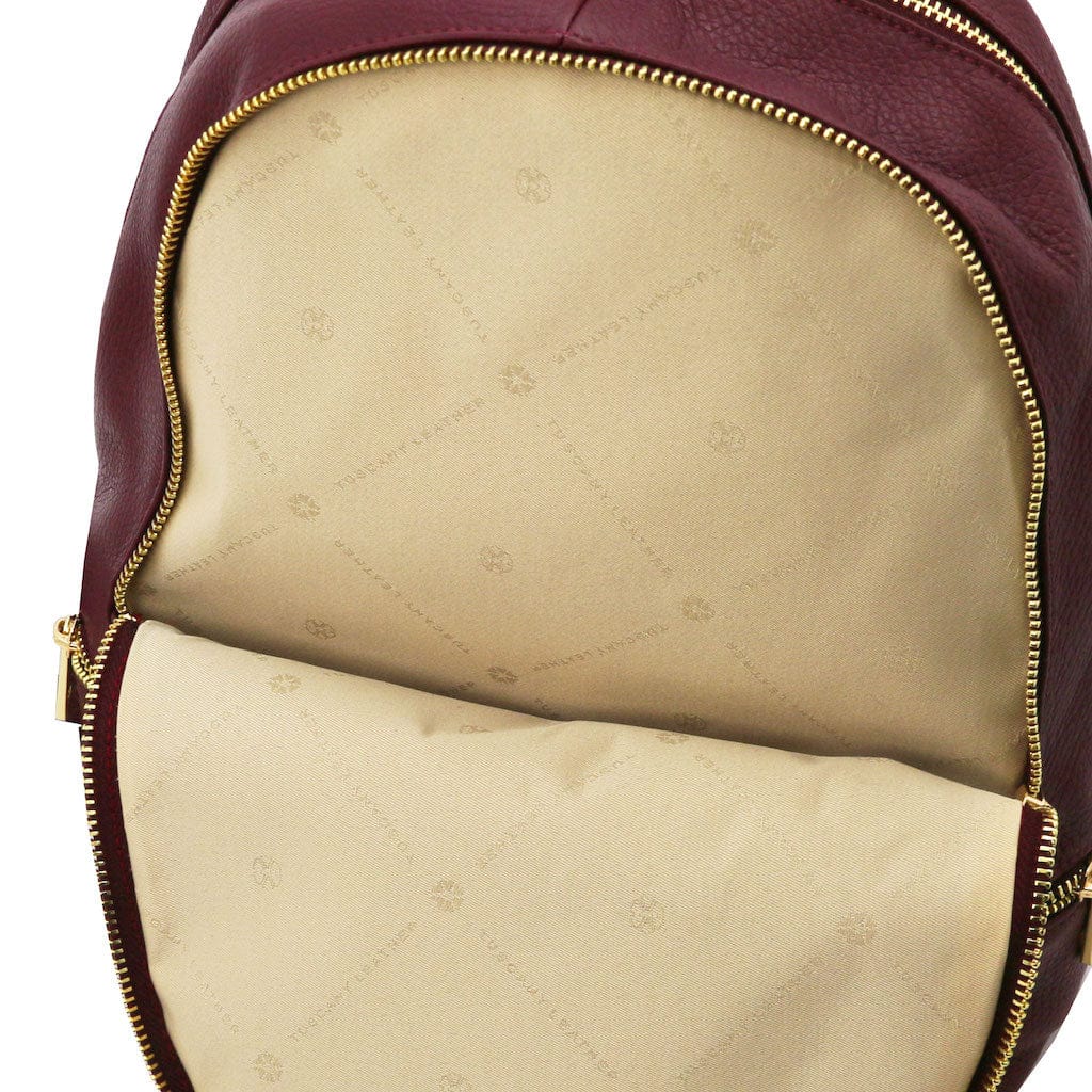 Leather backpacks for women TL Bag - Soft leather backpack | TL142280 San Rocco Italia