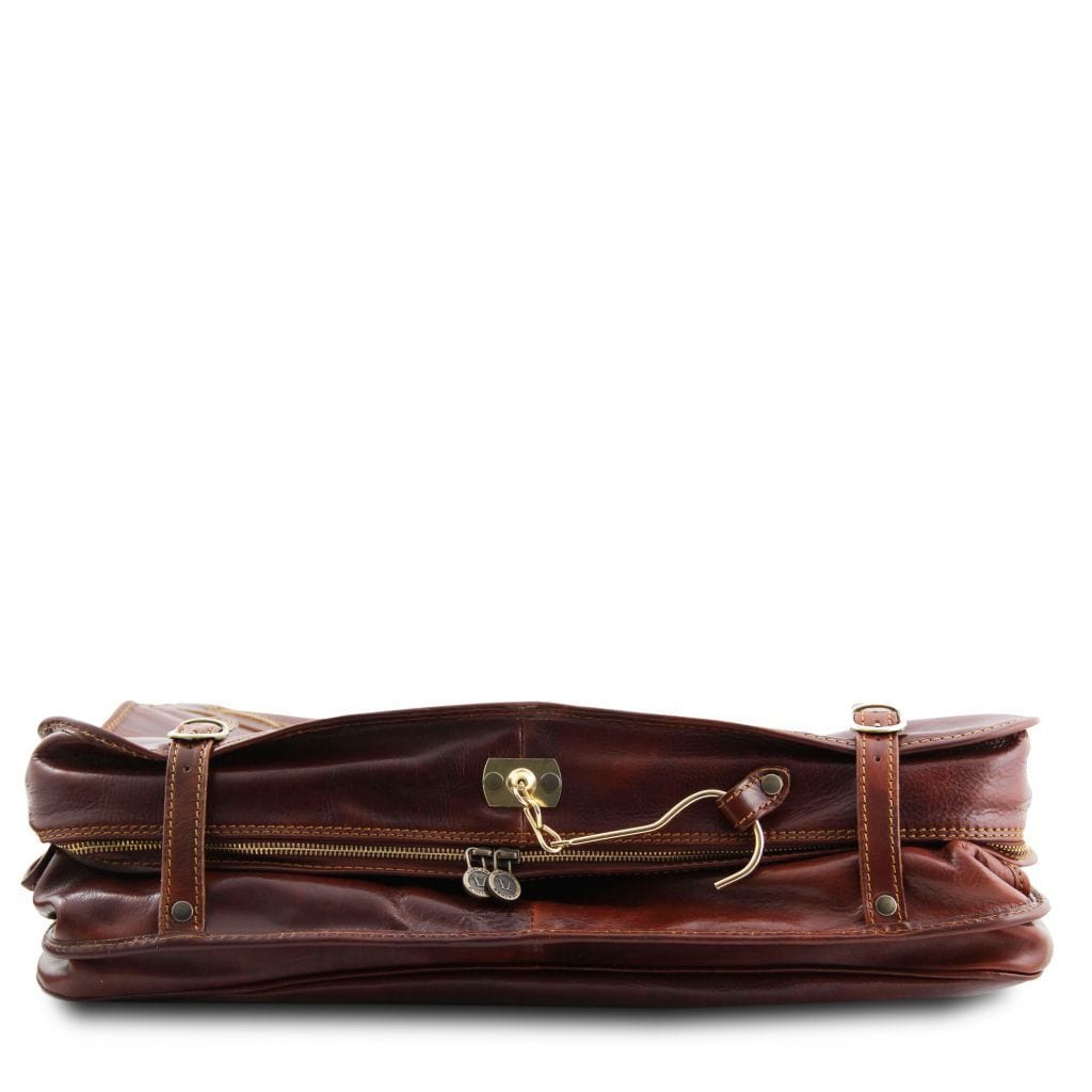Leather garment bags Papeete - Leather Garment Bag | TL142337 suiter bag San Rocco Italia