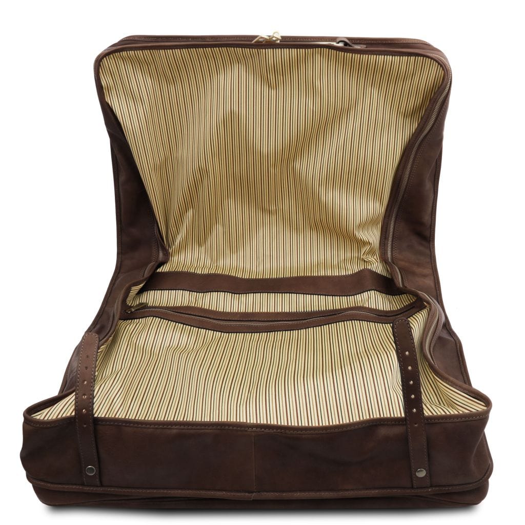 Leather garment bags Papeete - Leather Garment Bag | TL142337 suiter bag San Rocco Italia