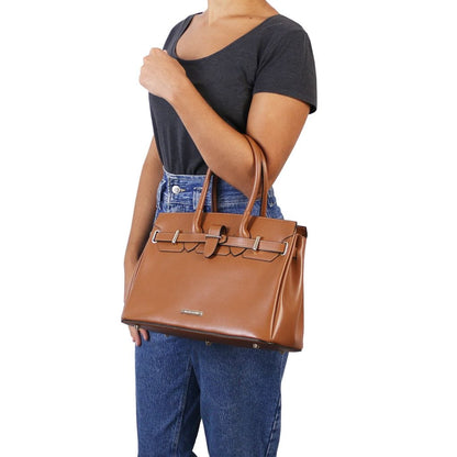 Leather handbags TL Bag - Leather handbag | TL142174 San Rocco Italia