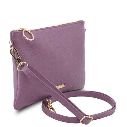 Leather handbags TL Bag - Soft Italian leather pouch clutch | TL142029 San Rocco Italia