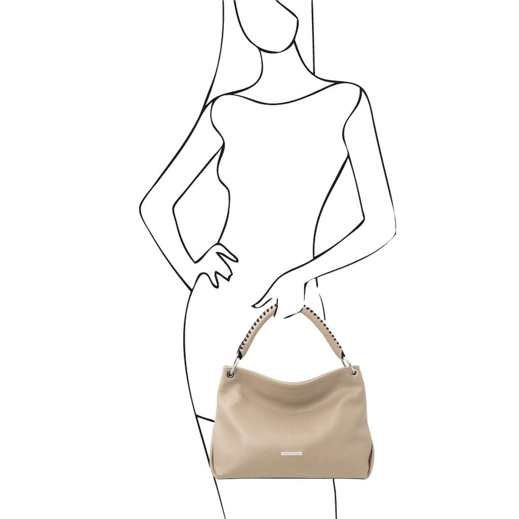 Leather handbags TL Bag - Soft Italian leather handbag | TL142087 San Rocco Italia