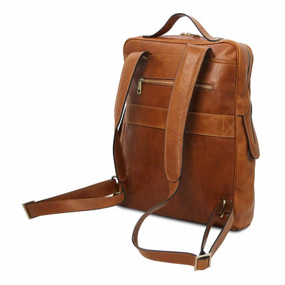 Bolsos de piel para portátil Bangkok - Mochila grande mate de piel para portátil | TL142336 San Rocco Italia