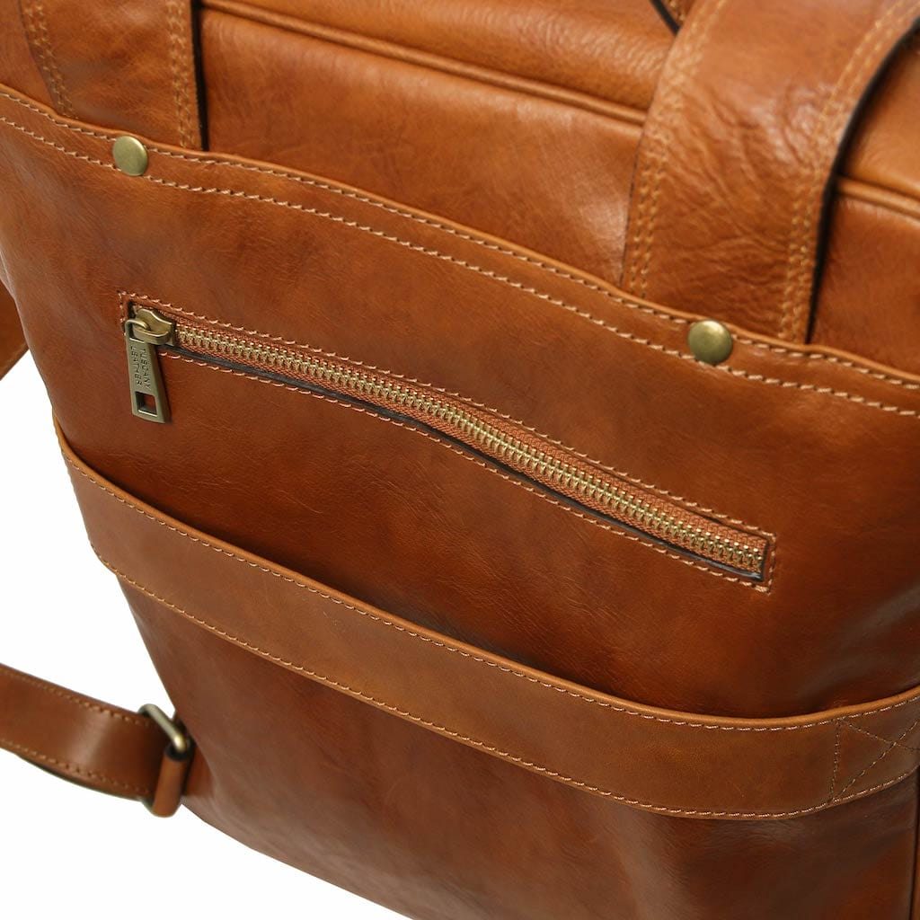 Bolsos de piel para portátil Bangkok - Mochila grande mate de piel para portátil | TL142336 San Rocco Italia