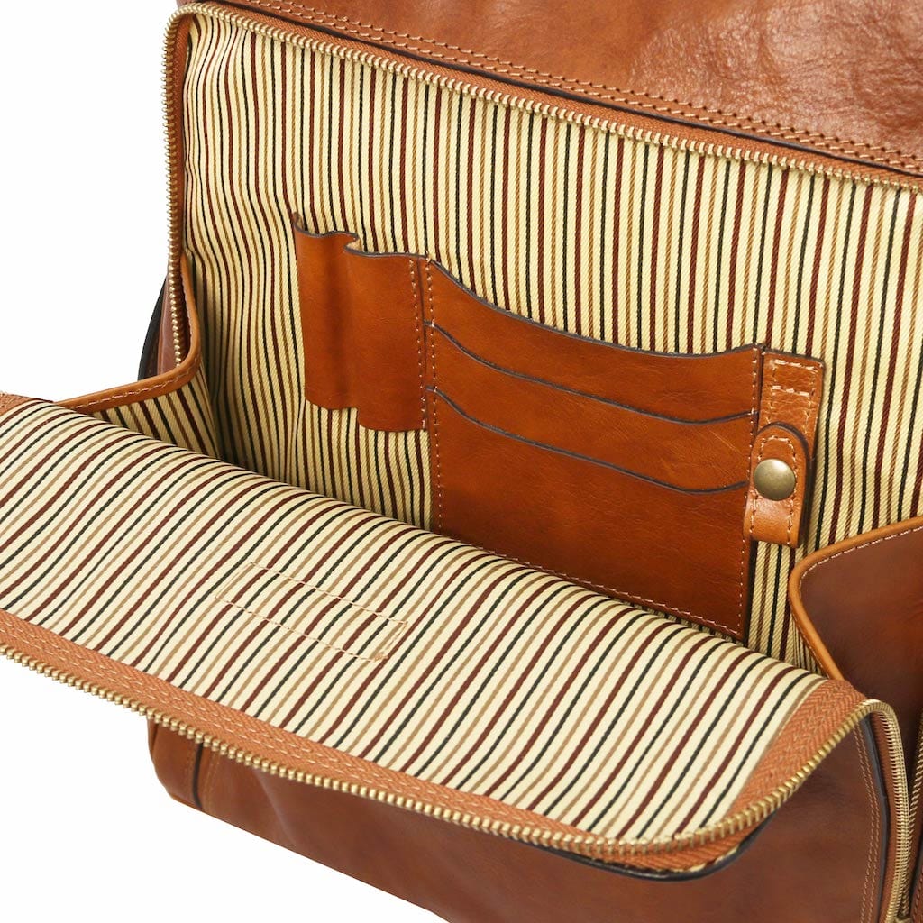 Bolsos de piel para portátil Bangkok - Mochila grande mate de piel para portátil | TL142336 San Rocco Italia