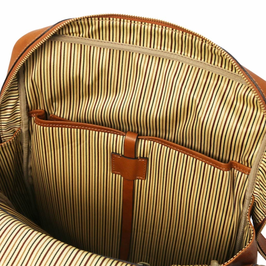 Bolsos de piel para portátil Bangkok - Mochila grande mate de piel para portátil | TL142336 San Rocco Italia