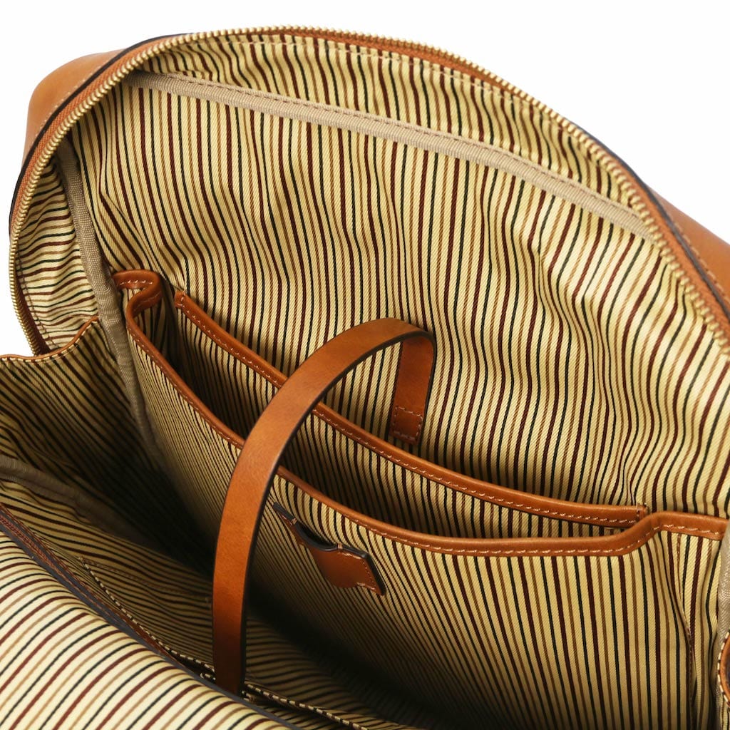 Bolsos de piel para portátil Bangkok - Mochila grande mate de piel para portátil | TL142336 San Rocco Italia