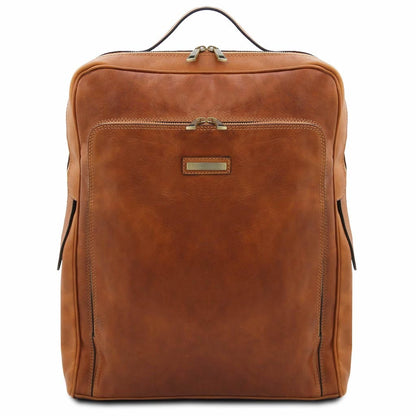 Bolsos de piel para portátil Natural Bangkok - Mochila grande mate de piel para portátil | TL142336 San Rocco Italia