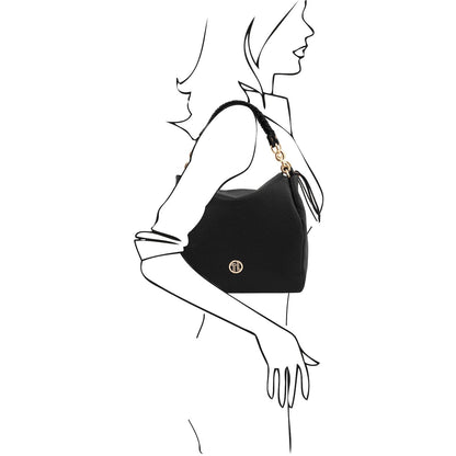 Leather shoulder bags Amy - Soft Italian leather shopping bag | TL142385 San Rocco Italia