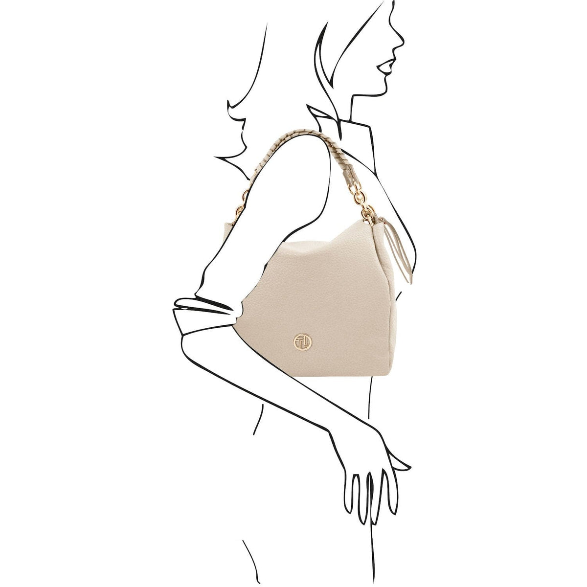 Leather shoulder bags Amy - Soft Italian leather shopping bag | TL142385 San Rocco Italia