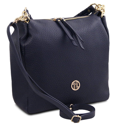 Leather shoulder bags Amy - Soft Italian leather shopping bag | TL142385 San Rocco Italia