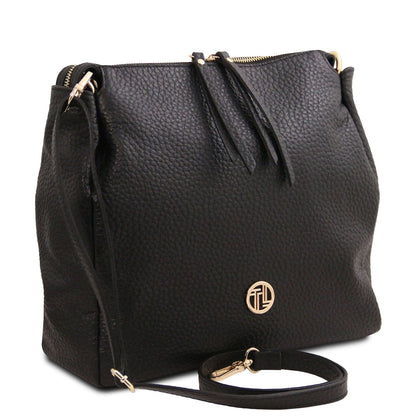 Leather shoulder bags Amy - Soft Italian leather shopping bag | TL142385 San Rocco Italia