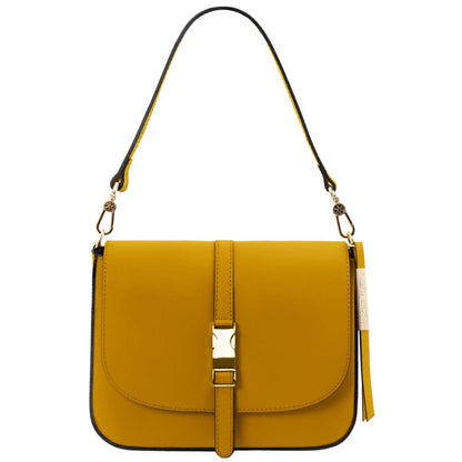 Nausica - Italian leather shoulder bag | TL141598 - Premium Leather shoulder bags - Shop now at San Rocco Italia