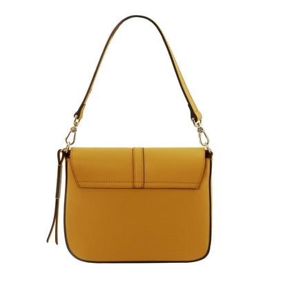 Nausica - Italian leather shoulder bag | TL141598 - Premium Leather shoulder bags - Shop now at San Rocco Italia