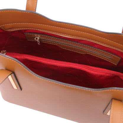 Borse a spalla in pelle Olimpia - Borsa tote in pelle italiana | TL141412 San Rocco Italia