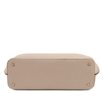 Leather shoulder bags TL Bag - Leather shopping bag | TL141828 San Rocco Italia