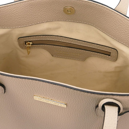 Leather shoulder bags TL Bag - Leather shopping bag | TL141828 San Rocco Italia