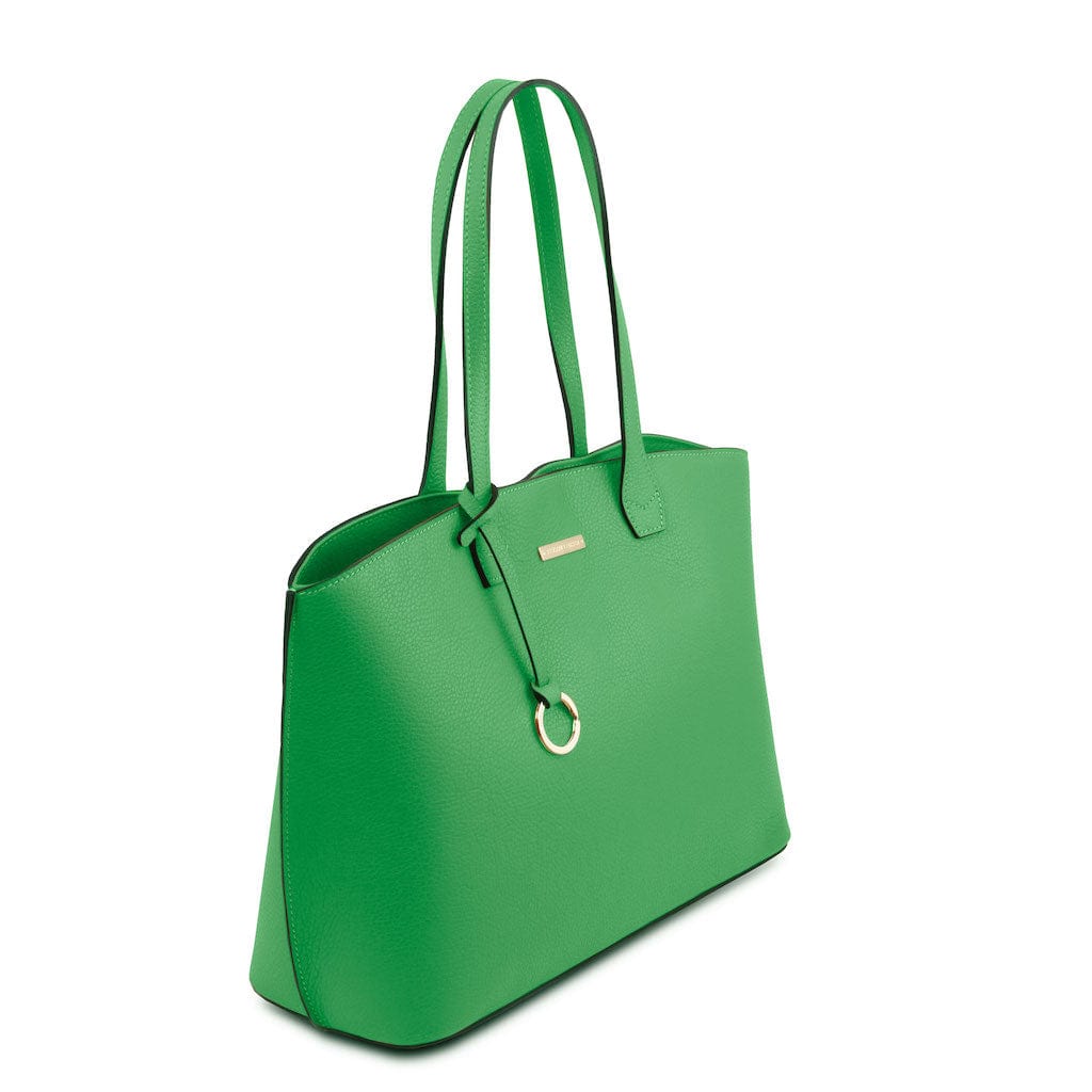 Leather shoulder bags TL Bag - Leather shopping bag | TL141828 San Rocco Italia