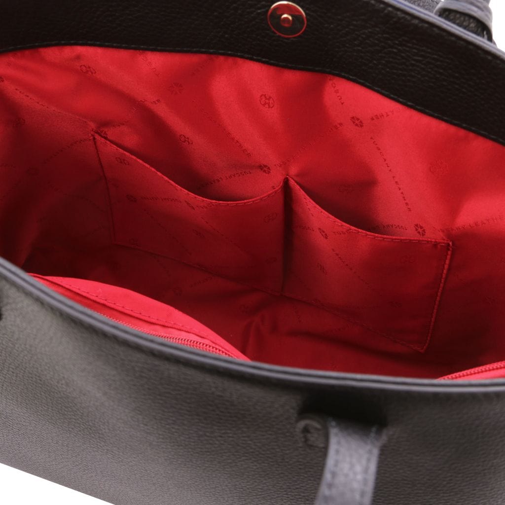 Leather shoulder bags TL Bag - Leather shopping bag | TL141828 San Rocco Italia