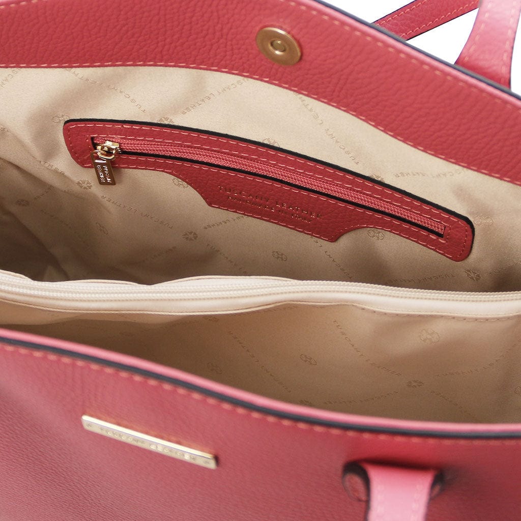Leather shoulder bags TL Bag - Leather shopping bag | TL141828 San Rocco Italia