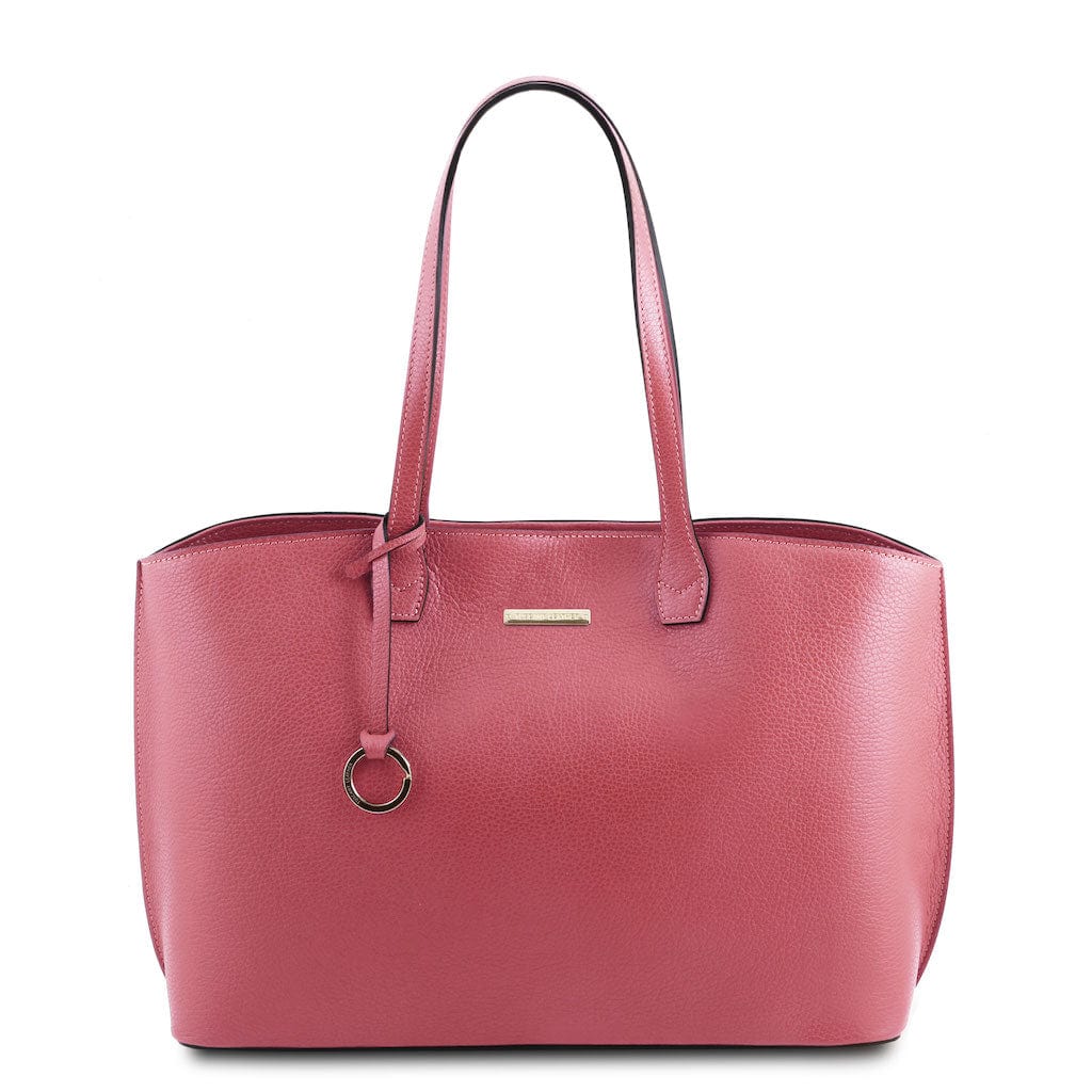 Leather shoulder bags Pink TL Bag - Leather shopping bag | TL141828 San Rocco Italia