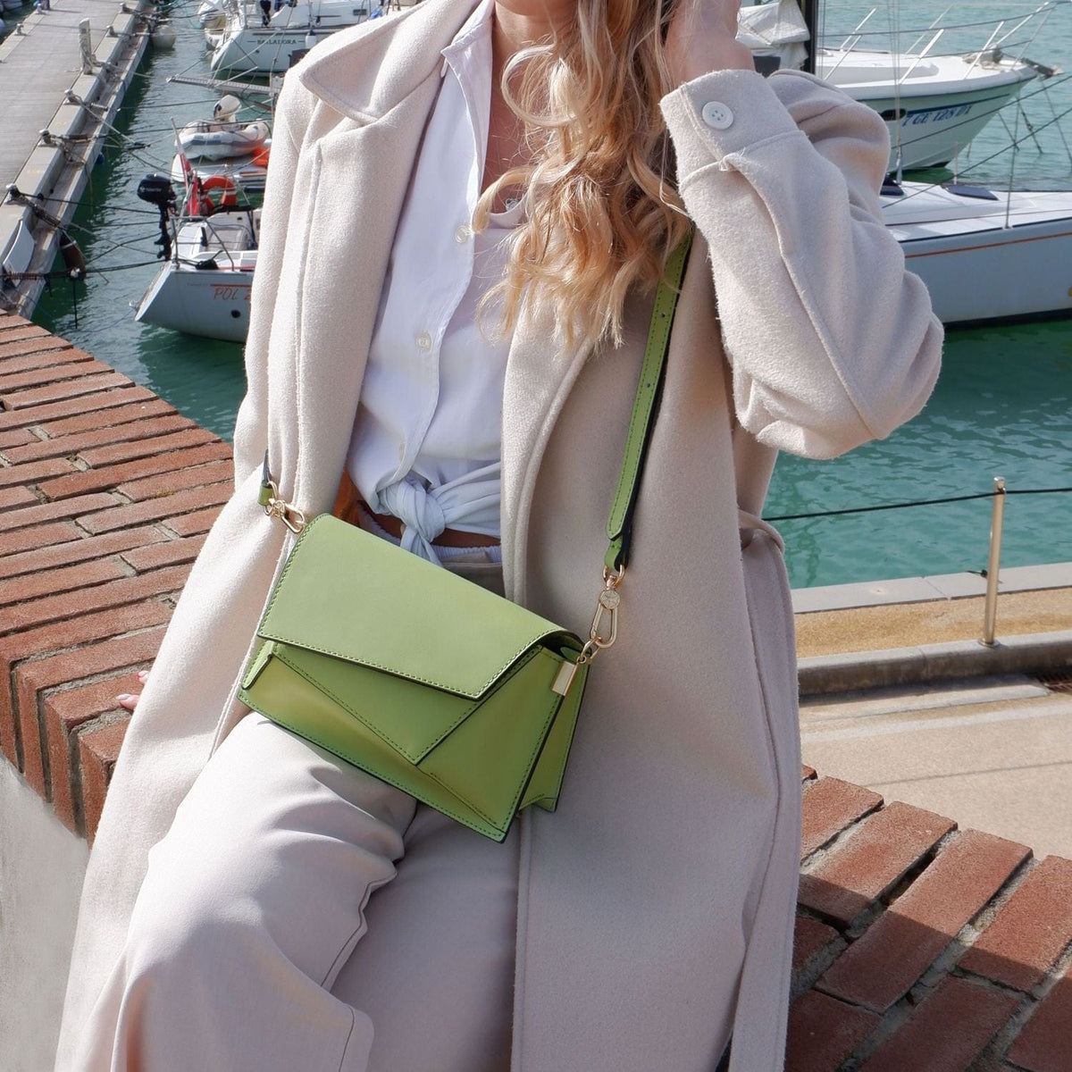 Leather shoulder bags TL Bag - Leather shoulder bag  | TL142253 San Rocco Italia