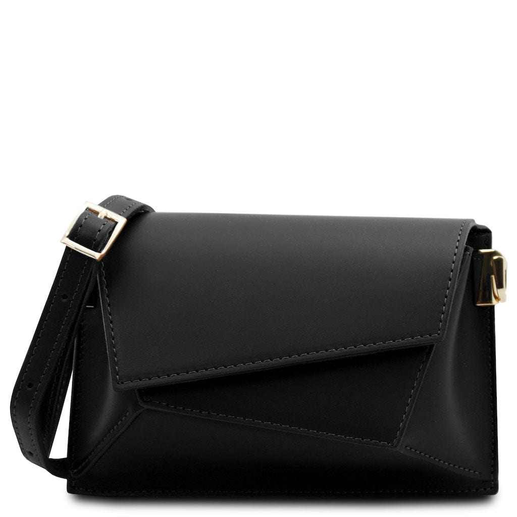 Leather shoulder bags Black TL Bag - Leather shoulder bag  | TL142253 San Rocco Italia