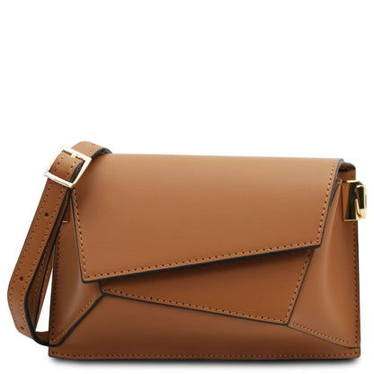 Leather shoulder bags Cognac TL Bag - Leather shoulder bag  | TL142253 San Rocco Italia
