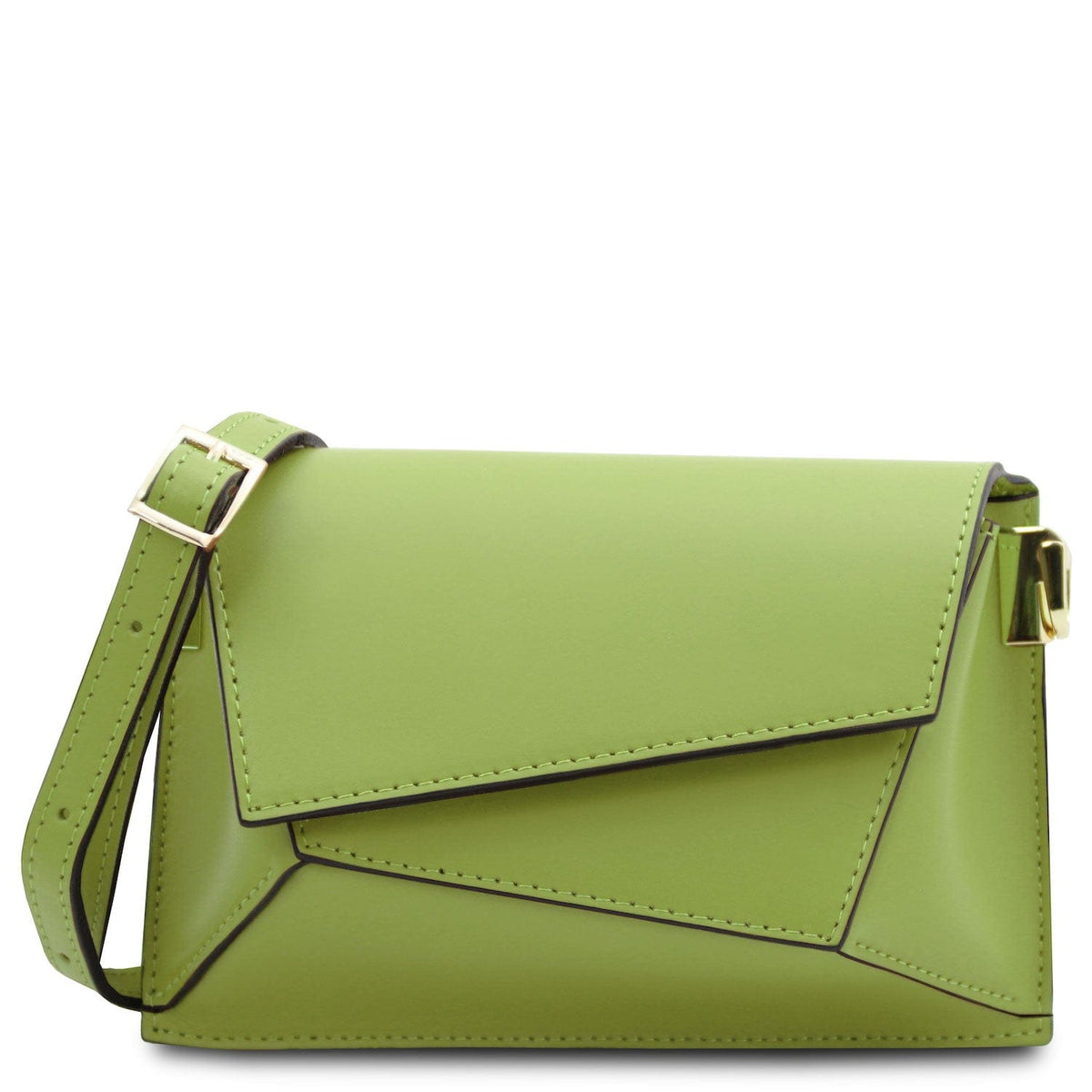 Leather shoulder bags Green TL Bag - Leather shoulder bag  | TL142253 San Rocco Italia