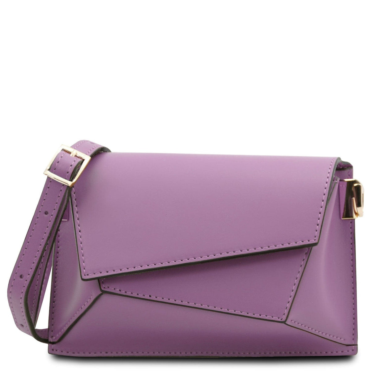 Leather shoulder bags Lilac TL Bag - Leather shoulder bag  | TL142253 San Rocco Italia