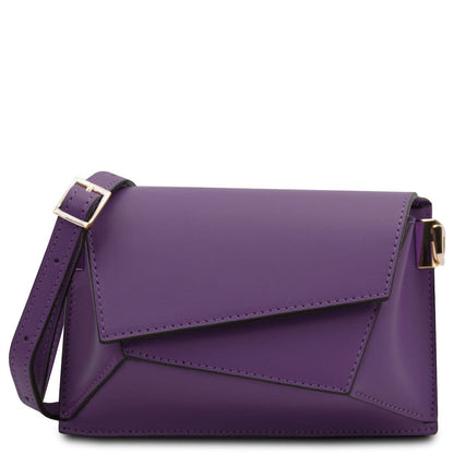 Leather shoulder bags Purple TL Bag - Leather shoulder bag  | TL142253 San Rocco Italia